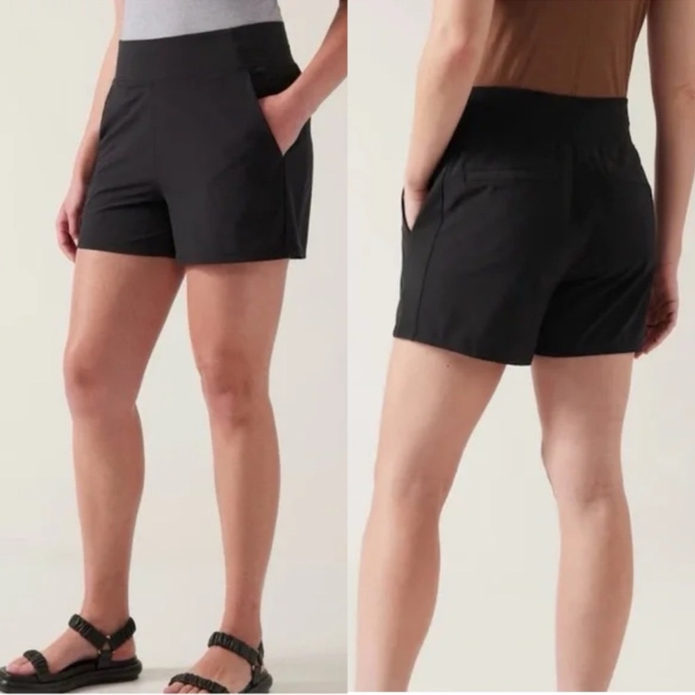 NWT Athleta Brooklyn Shorts Black, 26